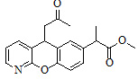 2-(10-(2'-oxopropyl)-9-Oxa-1-azaanthracen-6-yl) propanoic acid methyl ester