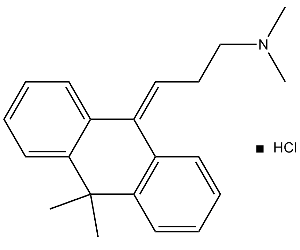 3-[10,10-二甲基-9(10H)- 亞蒽基]-N,N-二甲基丙胺鹽酸鹽