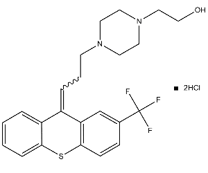 (Z, E)-4-[3-[2-(三氟甲基)-9H-硫雜蒽-9-亞基]丙基]-1-哌嗪基乙醇二鹽酸鹽