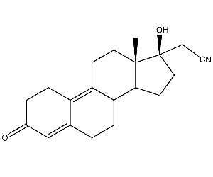 17α-氰甲基-17β-羟基-13β-甲基雌甾-4,9-二烯-3-酮