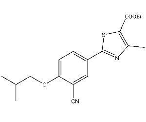 2-(3-氰基-4-異丁氧基)苯基-4-甲基-5-噻唑甲酸乙酯