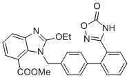 2-Ethoxy-1-｛[2'-(5-oxo-4,5-dihydro-1,2,4-oxadiazol-3-yl) biphenyl-4-yl]methyl ｝-1H-benzo[d]imidazole-7- carboxylic acid methyl ester