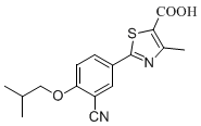 2-[3-Cyano-4-(2-methylpropoxy) phenyl]-4-methyl-5-thiazolecarboxylic acid