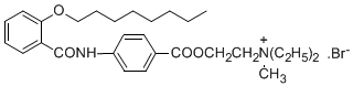 N,N-Diethyl-N-methyl-2-[[4-[[2-(octyloxy)benzoyl]amino]benzoyl] oxy]ethanaminium bromide
