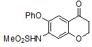 N-(3,4-二氫-4-氧代-6-苯氧基- 2H-1-苯并吡喃
-7-基) -甲磺酰胺